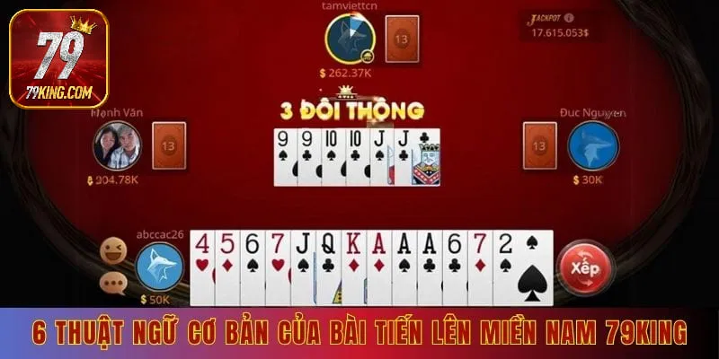 6 thuật ngữ cơ bản của bài tiến lên miền nam 79king